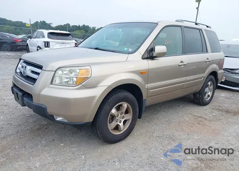 2006 Honda Pilot Ex from USA, damaged, VIN 2HKYF18416H501571